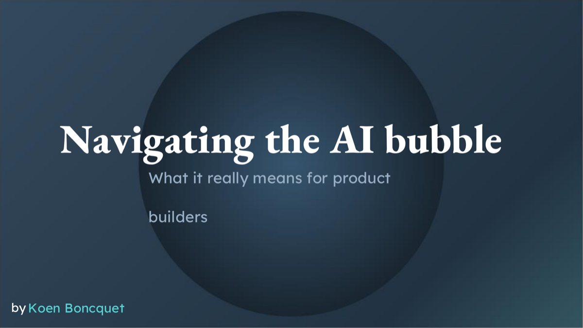 Navigating the AI Bubble